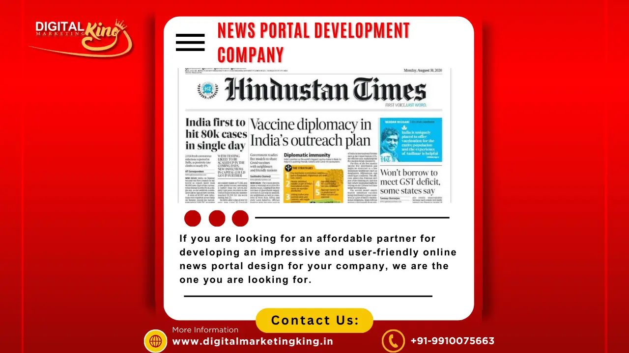 Best News Portal Development Company in India